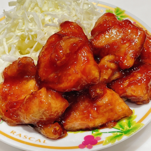 鶏肉のはちみつケチャップ焼き